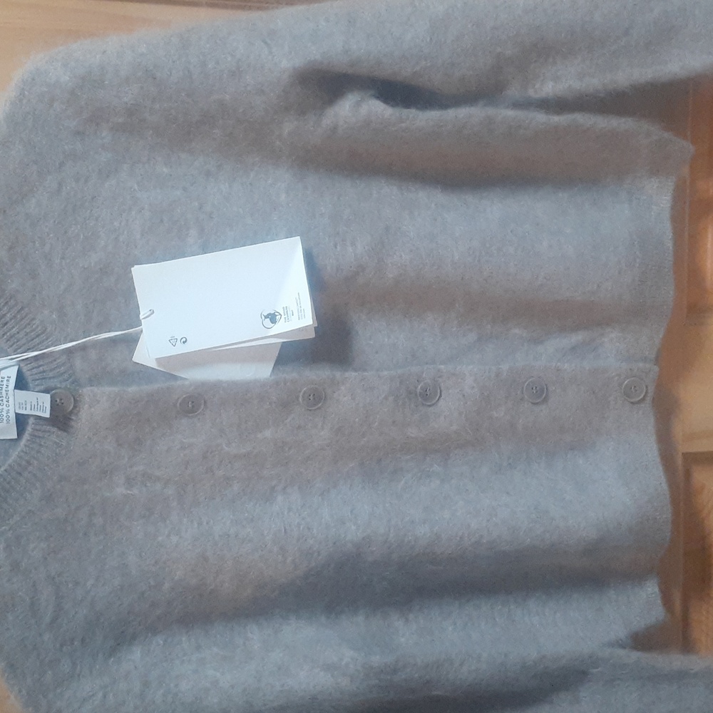 COS Women's Beige Cardigan Sweater - Picture 6 of 7